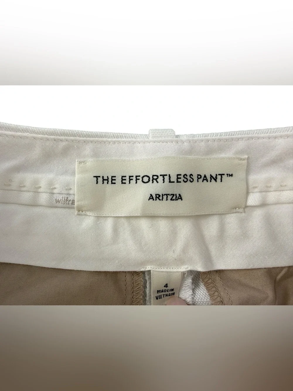 Aritzia The Effortless Linen Ankle Pants, Size 4